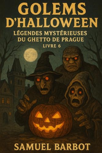 Couverture de Golems d'Halloween: Le Gardien d'Argile du Ghetto de Prague